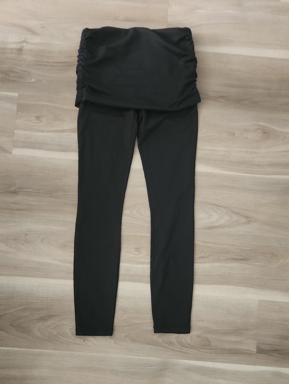Prana Black Yoga Leggings with Logo